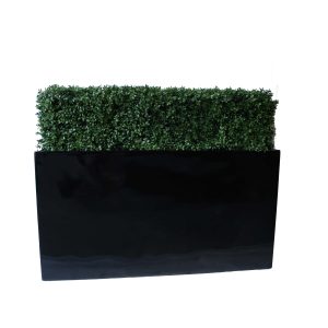 PREMIUM DELUXE BOXWOOD HEDGE 120 WIDE X 115CM TALL WITH FIBREGLASS TROUGH