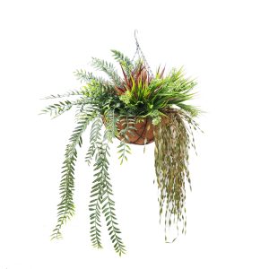 faux plants baskets | hanging plants | fake grass | artificial plants basket | hanging basket
