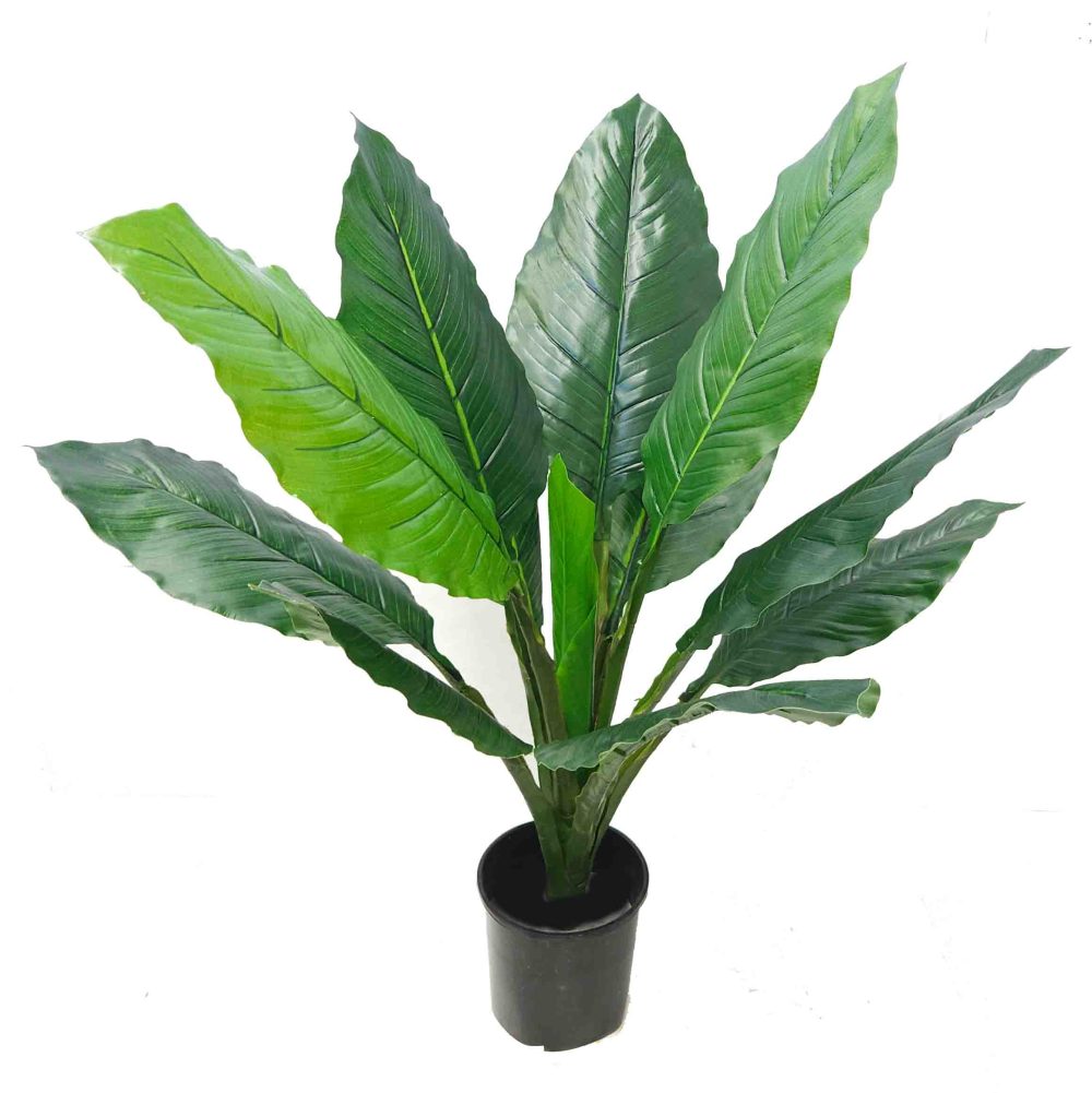 artificial spathe plant | broad leaf plant | fake elephant ear plant | artificial tropical plants | giant spathe leaves