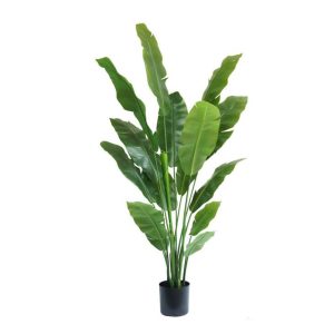 artificial traveler's palm | fake palm | traveler palm | faux traveler palm | bird of paradise | banana plant | fake palms | real touch plants