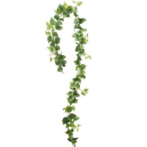 pothos garland | artificial hanging plant | devils Ivy | trailing greenery